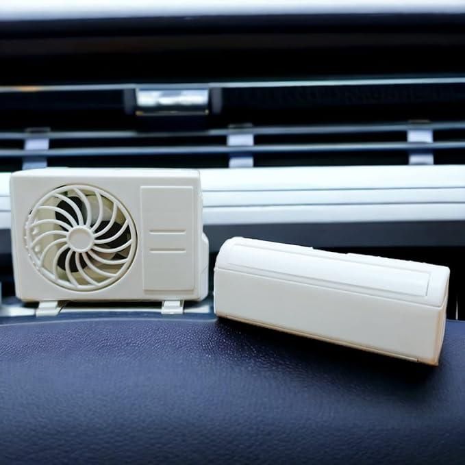 Mini AC Style Solar Car Air Freshener – Aromatherapy Diffuser for a Luxurious Ride