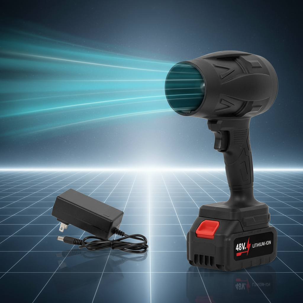 Cordless Electric Turbo Jet Blower – Rechargeable, Lightweight & Powerful Air Gun