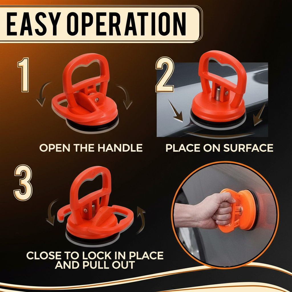Universal Car Dent Puller Tool – Heavy Duty Suction Cup for Auto Body Repair