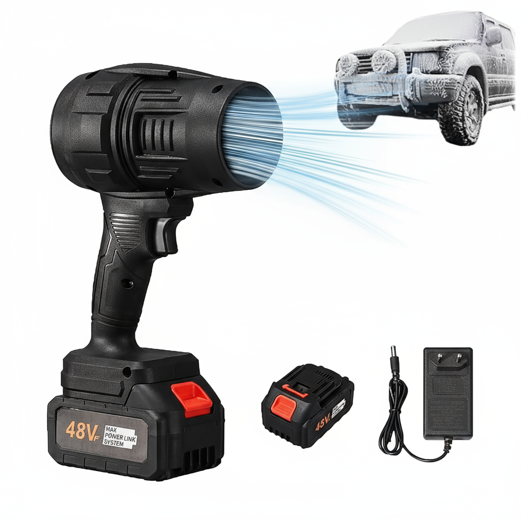 Cordless Electric Turbo Jet Blower – Rechargeable, Lightweight & Powerful Air Gun
