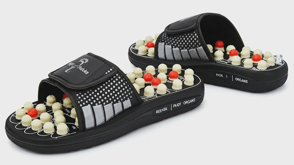 Acupressure and Magnetic Therapy Paduka Slippers for Full Body Blood Circulation For Men and Women