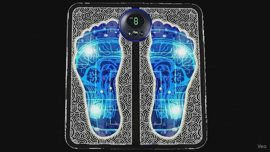 Vibrating Bubble Electric EMS Foot Massager Pad – Relax, Recharge & Revitalize