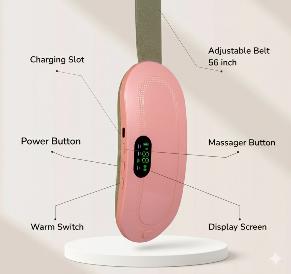 Period Cramps Massager – Portable Pain Relief for Menstrual Discomfort