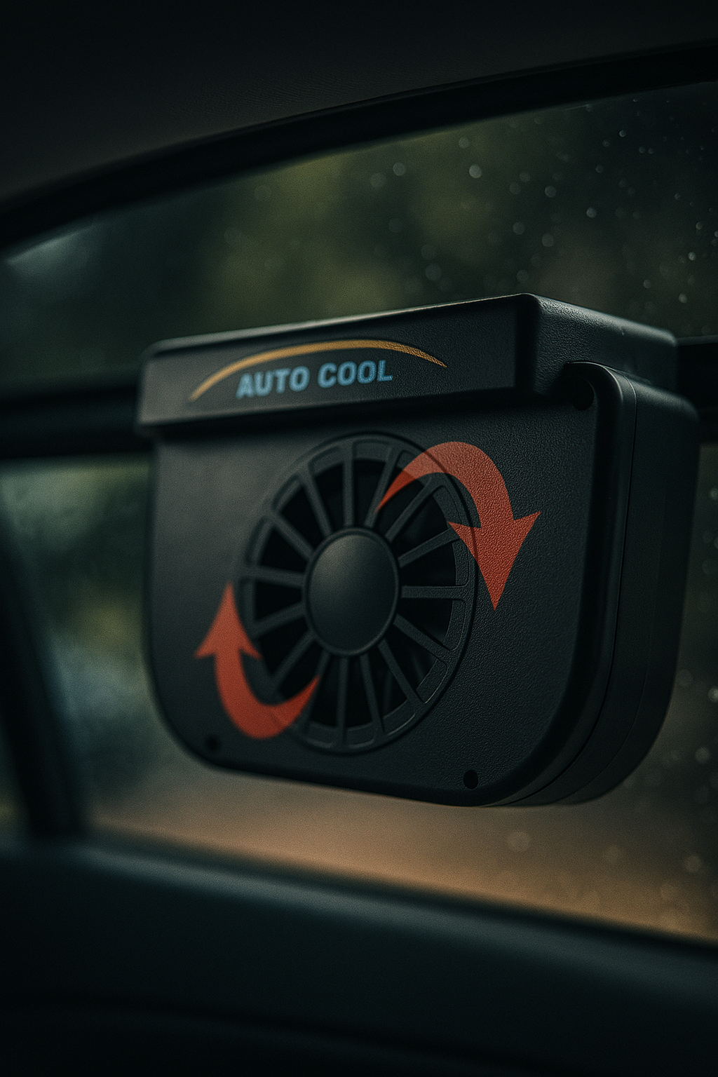 Solar Sun Power Car Auto Air Vent Cool Fan